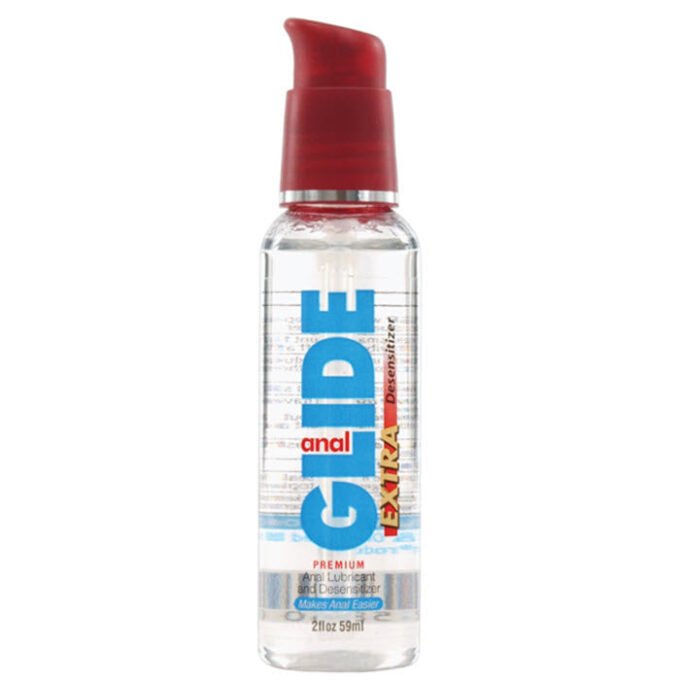 LA-53 Anal Glide Extra Anal Lubricant & Desensitizer 2 oz (59 ml)