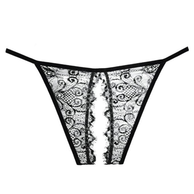 LNP-337 Adore Lace Enchanted Belle Panty Black O/S - Imagen 3