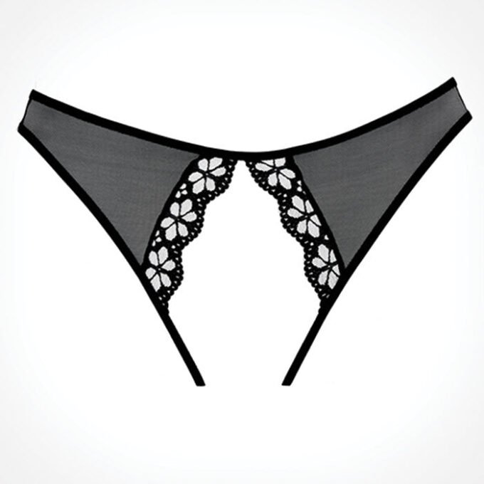 LNP-338 Adore Mirabelle Plum Panty Black O/S - Imagen 3