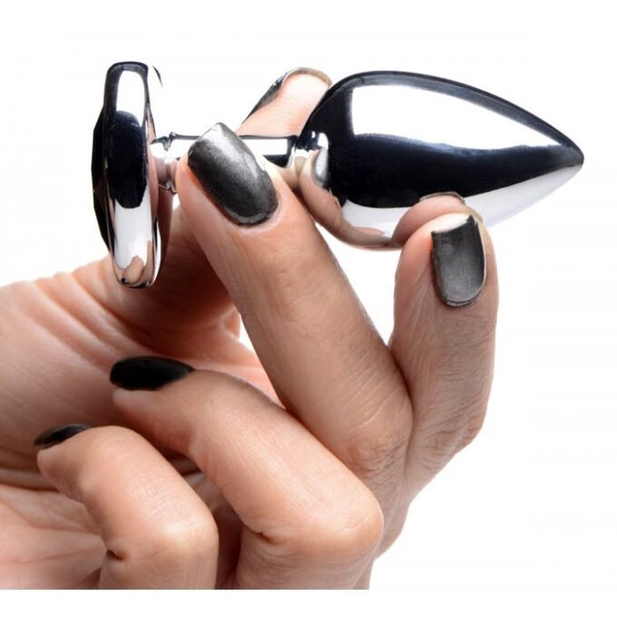 MT-936 Black Heart Gem Anal Plug - Medium (Mediano) - Imagen 5