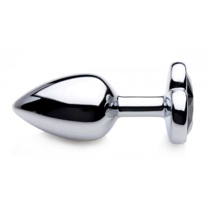 MT-936 Black Heart Gem Anal Plug - Medium (Mediano) - Imagen 4