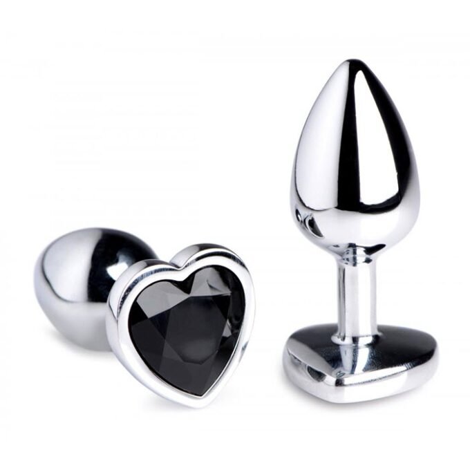 MT-936 Black Heart Gem Anal Plug - Medium (Mediano) - Imagen 9