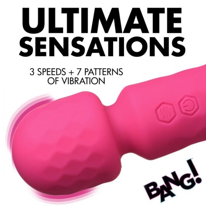 BA-328  10X Mini Silicone Wand - Pink - Imagen 4
