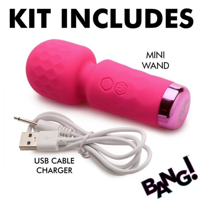 BA-328  10X Mini Silicone Wand - Pink - Imagen 6