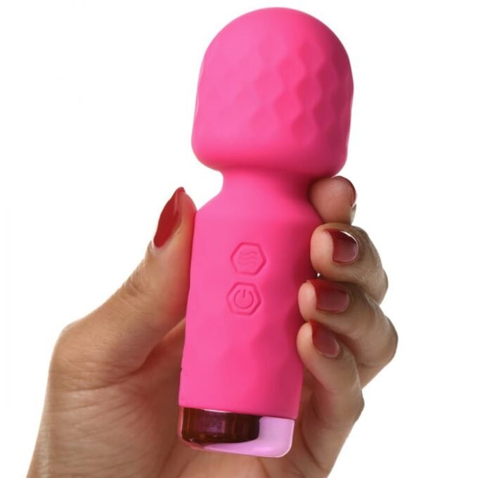 BA-328  10X Mini Silicone Wand - Pink - Imagen 2