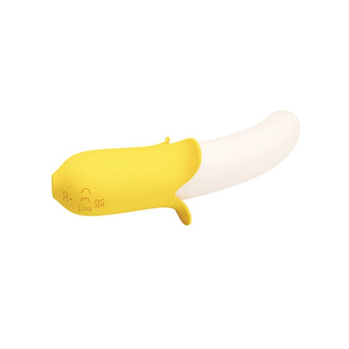 DC-409 Pretty Love Banana Geek Thrusting Vibrator - Yellow - Imagen 4