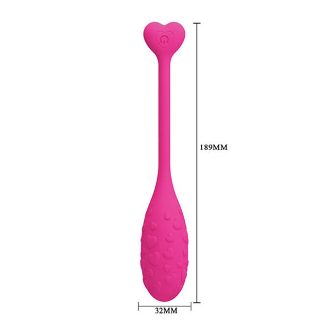 MO-739 Pretty Love Fisherman Vibrating Egg - Hot Pink - Imagen 4