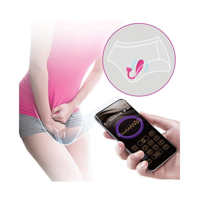 MO-739 Pretty Love Fisherman Vibrating Egg - Hot Pink - Imagen 5