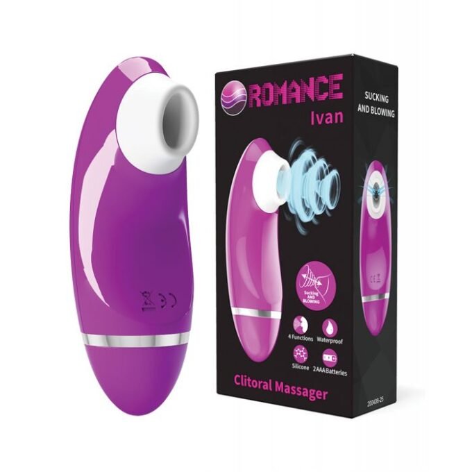 MO-731 Pretty Love Romance Ivan Sucking Clitoral Massager - Fuchsia