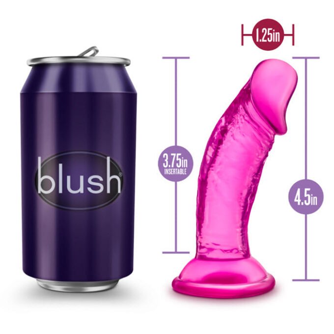 DS-9914 B Yours - Sweet N' Small 4 Inch Dildo with Suction Cup - Pink - Imagen 6