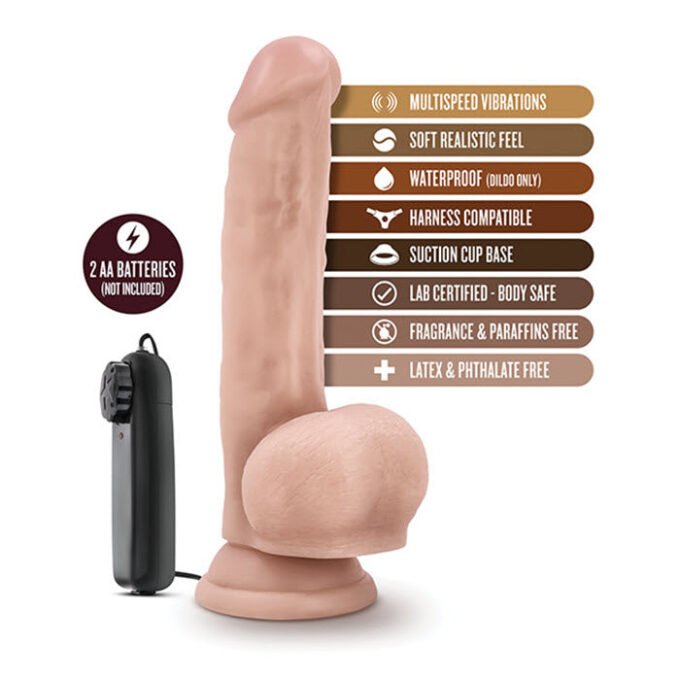 DC-4384 Blush Dr. Skin Dr. Jay 8.75" Cock w/Suction Cup - Vanilla - Imagen 5