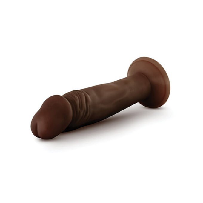 DS-750 Blush Dr. Skin Plus 6" Posable Dildo - Chocolate - Imagen 3
