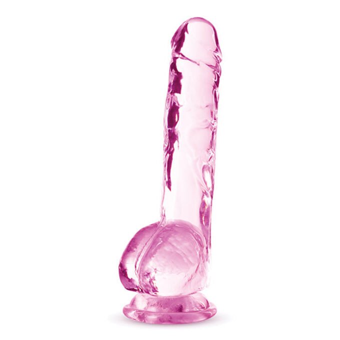 DS-767 Blush Naturally Yours 8" Crystalline Dildo - Rose - Imagen 2