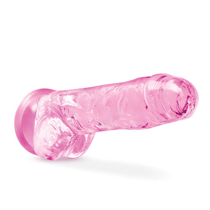 DS-767 Blush Naturally Yours 8" Crystalline Dildo - Rose - Imagen 3