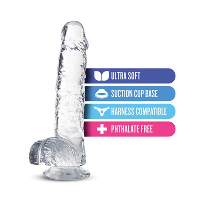 DS-762 Blush Naturally Yours 6" Crystalline Dildo - Diamond - Imagen 5