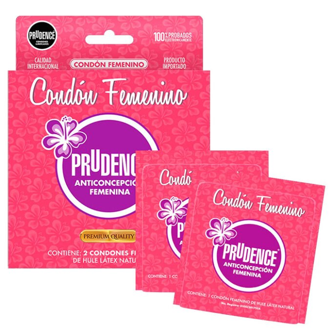 CN-190 Condón Femenino Prudence (2 Condones) - Imagen 2
