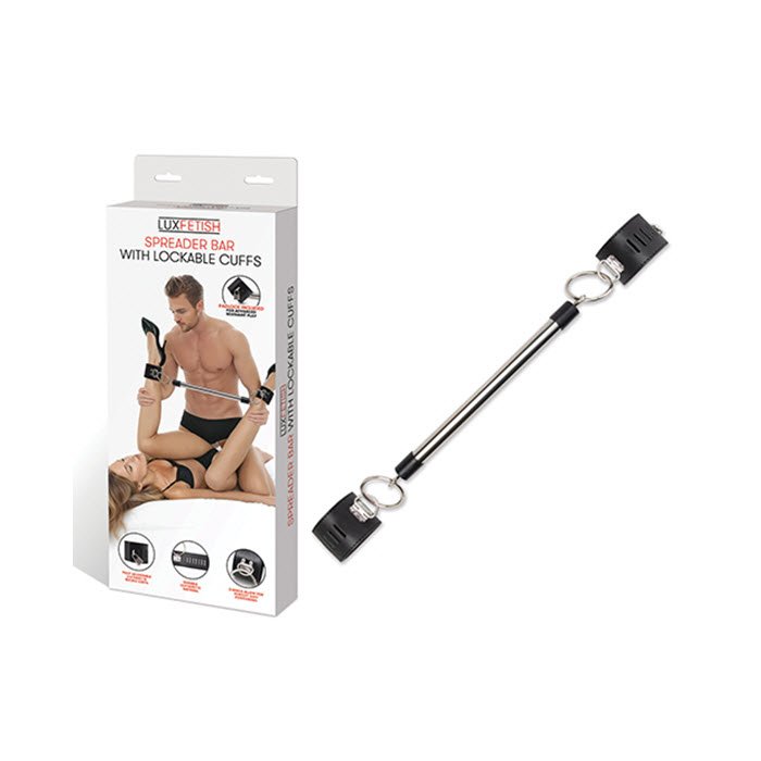 BG-14 Lux Fetish Spreader Bar w/Lockable Cuffs - Imagen 7