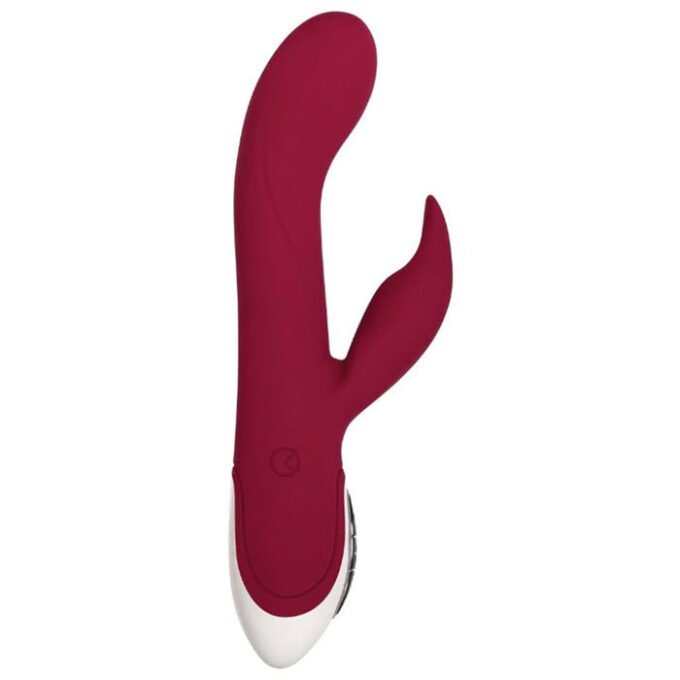 MO-865 Evolved Inflatable Bunny Dual Stim Rechargeable - Burgundy - Imagen 2