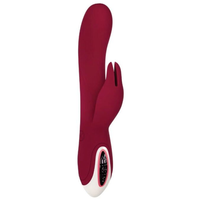 MO-865 Evolved Inflatable Bunny Dual Stim Rechargeable - Burgundy - Imagen 4