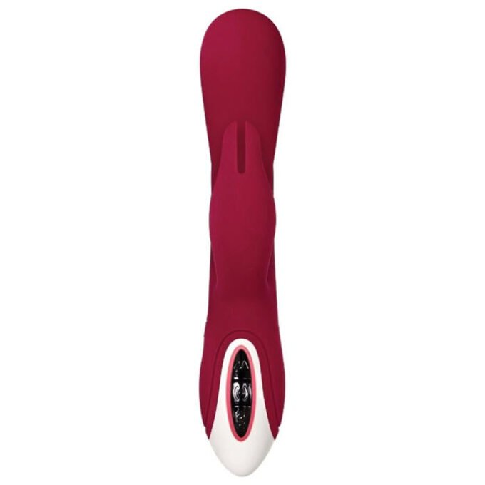 MO-865 Evolved Inflatable Bunny Dual Stim Rechargeable - Burgundy - Imagen 6