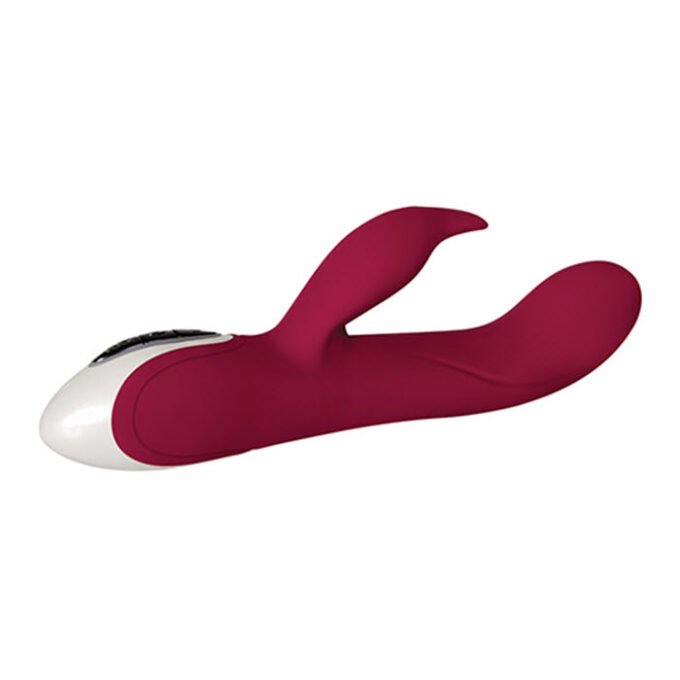 MO-865 Evolved Inflatable Bunny Dual Stim Rechargeable - Burgundy - Imagen 7