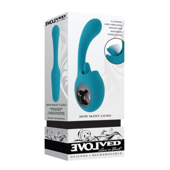 MO-734 Evolved How Many Licks G-Spot Vibrator - Teal