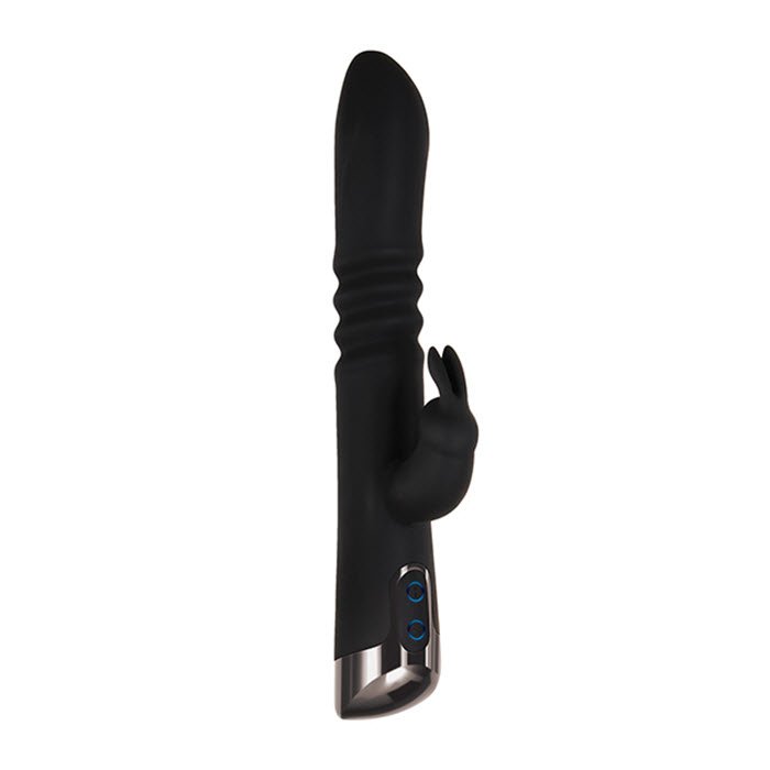 MO-719 Evolved Rapid Rabbit Thrusting Dual Vibe - Black - Imagen 3