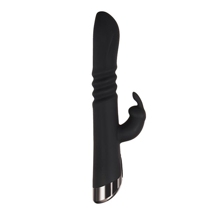 MO-719 Evolved Rapid Rabbit Thrusting Dual Vibe - Black - Imagen 2
