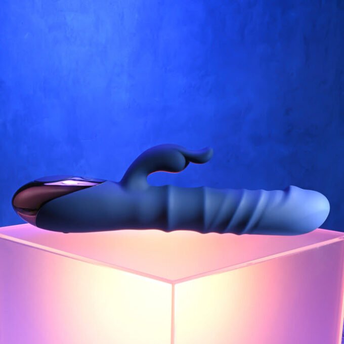 MO-771 Evolved The Ringer Rechargeable Thrusting Rabbit - Blue - Imagen 5