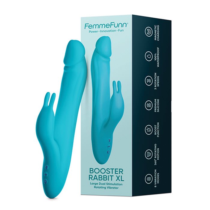 MO-722 Femme Funn Booster Rabbit XL - Turquoise