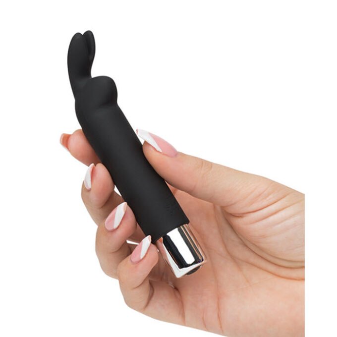 CS-32 Fifty Shades of Grey Greedy Girl Rechargeable Bullet Rabbit Vibrator - Black - Imagen 2