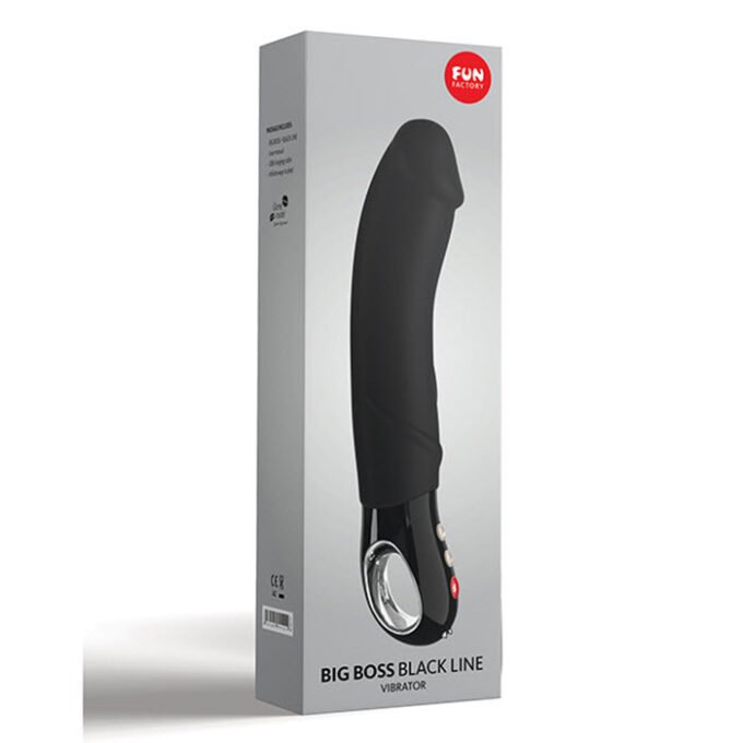 MO-838 Fun Factory Black Line Big Boss Realistic - Black - Imagen 2