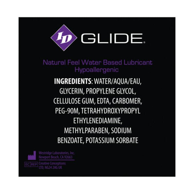 LB-377 ID Glide Water Based Lubricant - 12 ml Tube - Imagen 2