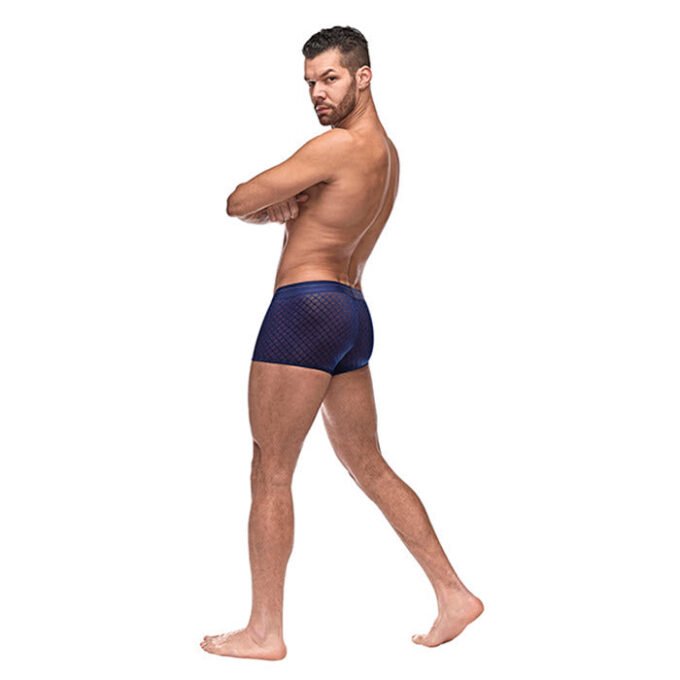 RH-178 Diamond Mesh Mini Short Blue Talla Chica - Imagen 3