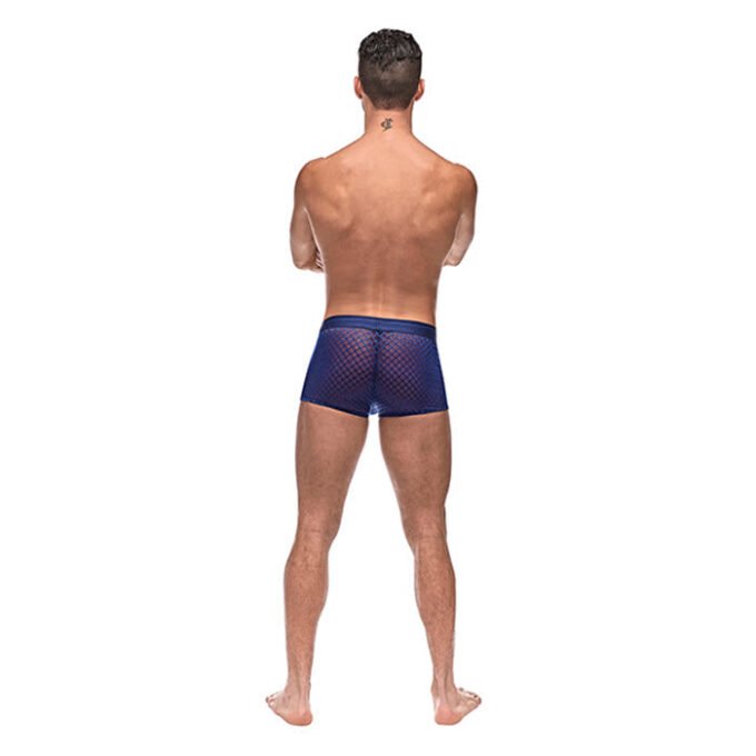 RH-178 Diamond Mesh Mini Short Blue Talla Chica - Imagen 4