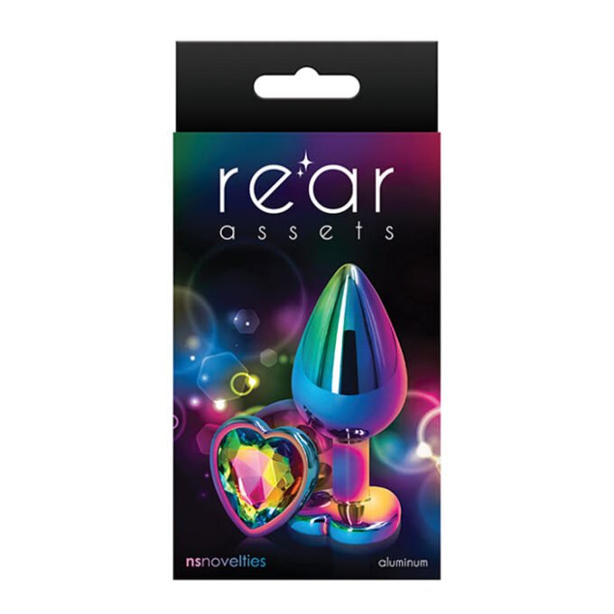 MT-949 Rear Assets Mulitcolor Heart Rainbow (Tamaño Chico) - Imagen 2