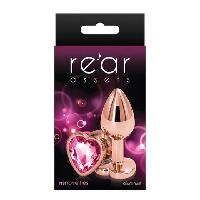 MT-953 Rear Assets Rose Gold Heart Pink (Tamaño Mediano) - Imagen 2
