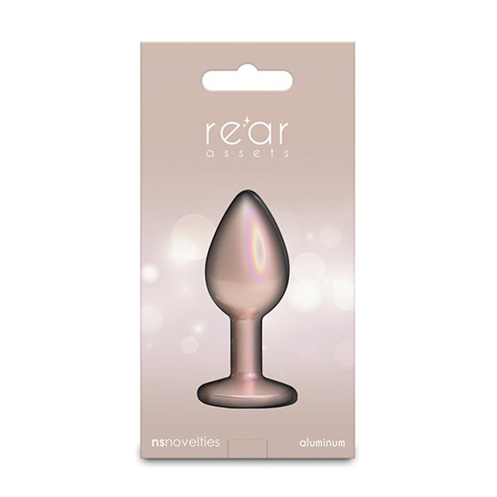 MT-924 Rear Assets w/Clear Gem - Iridescent Champagne Small - Imagen 3