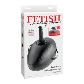 MB-98 Fetish Fantasy Series Body Dock Inflatable Love Ball - Black