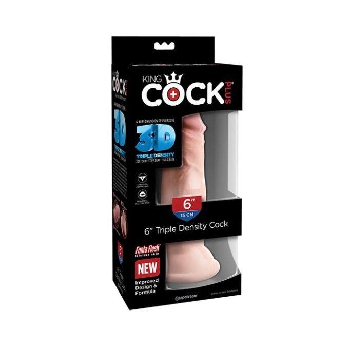DS-712 King Cock Plus 6" Triple Density Cock
