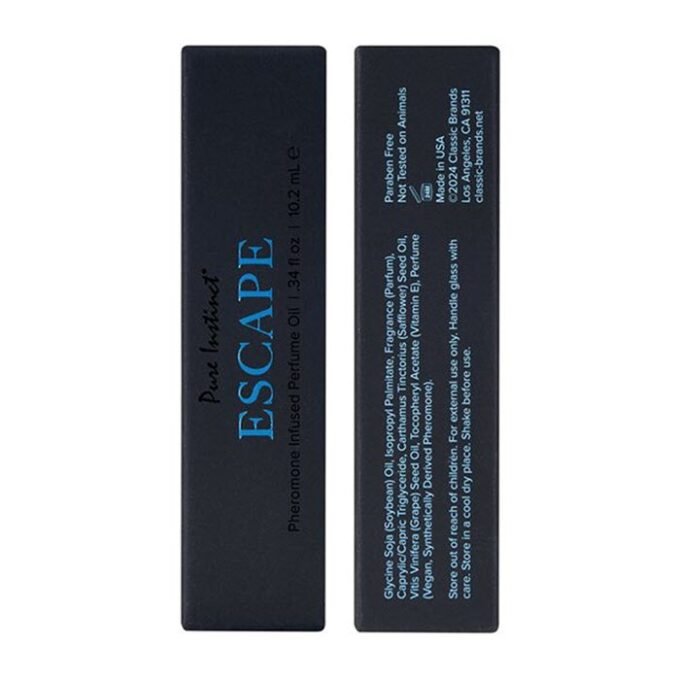 FE-74 Escape Instinct Mens Pheromone Perfume Oil - 10.2 ml - Imagen 3
