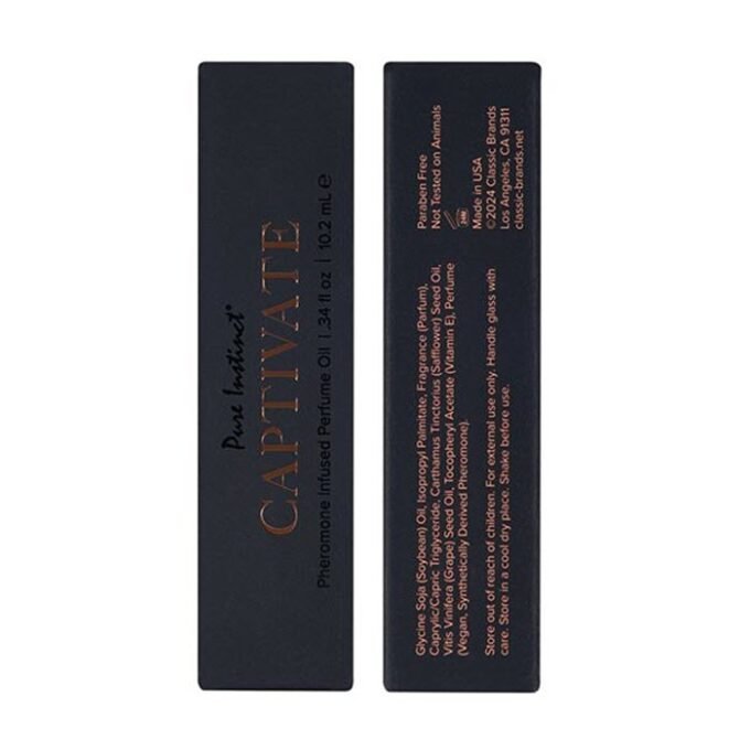 FE-71 Captivate Pure Instinct Mens Pheromone Perfume Oil - 10.2 ml - Imagen 3