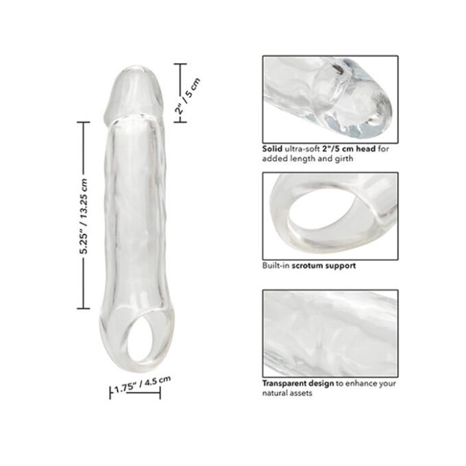 EF-410 Performance Maxx 7.5" Penis Extension - Clear - Imagen 5