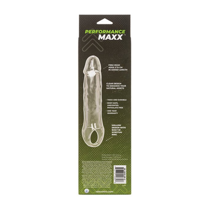 EF-410 Performance Maxx 7.5" Penis Extension - Clear - Imagen 6