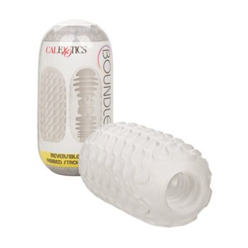 MS-757 Boundless Reversible Ribbed Stroker - White