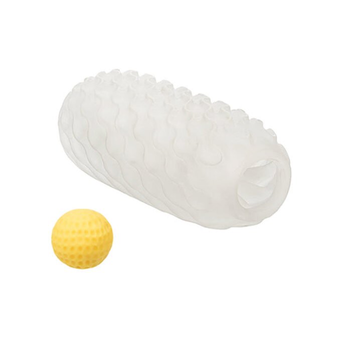 MS-756 Boundless Reversible Squishy Ball Stroker - Yellow - Imagen 2