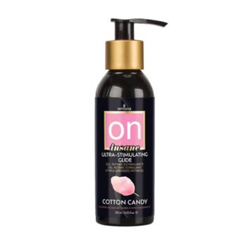 LBE-89 ON Insane Ultra Stimulating Personal Moisturizer 4 oz Cotton Candy 125 ml