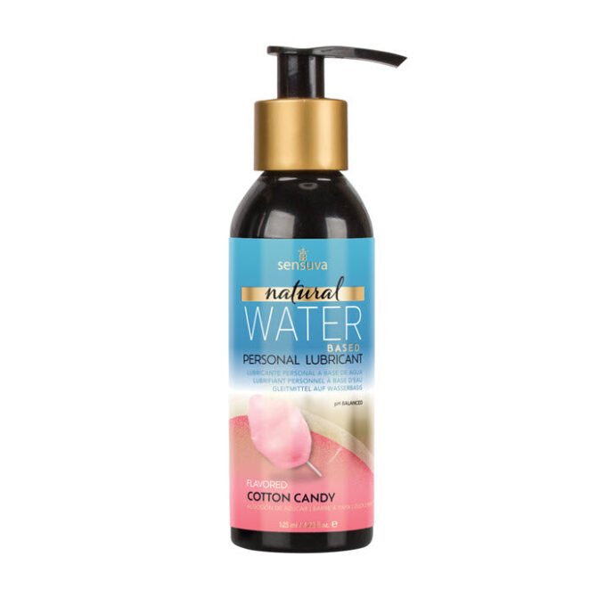 LC-80 Sensuva Natural Water Based Personal Moisturizer Cotton Candy 125 ML