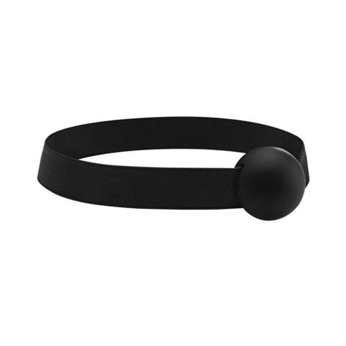 BG-93 Shots Ouch Elastic Ball Gag Black - Imagen 2