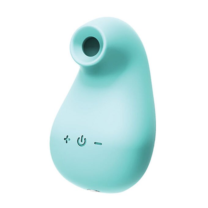 MO-840 VeDO Suki Rechargeable Vibrating Sucker - Tease Me Turquoise - Imagen 2